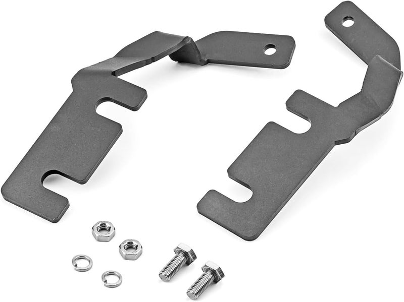 ROMELACK Hood Hinge Mount Brackets Ditch LED Pods Bracket Compatible with Ford Ranger 2019-2023(No Drilling) - Image 4